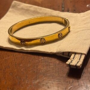 Tory Burch Miller Stud Hinge bracelet - gold